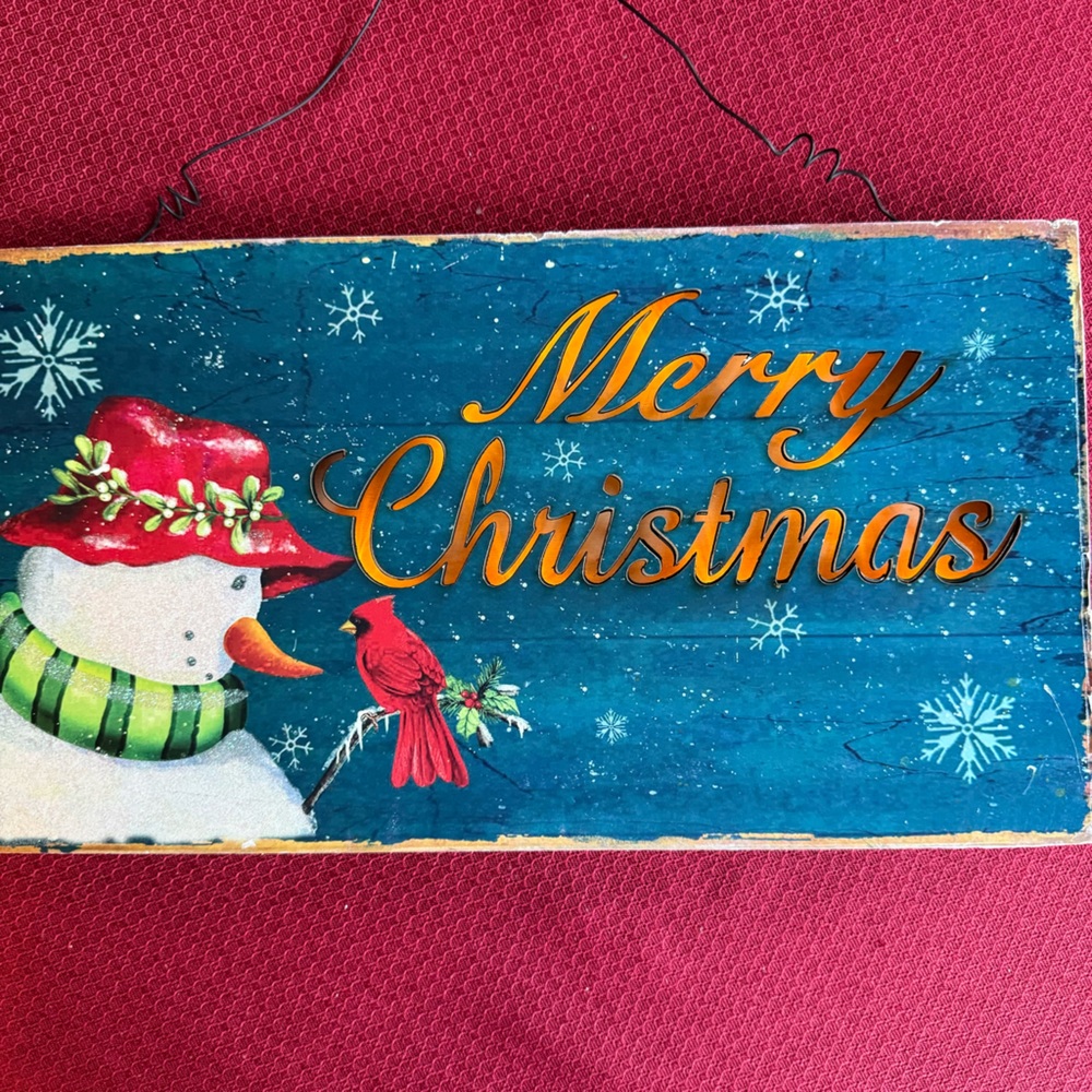Merry Christmas Lighted Sign